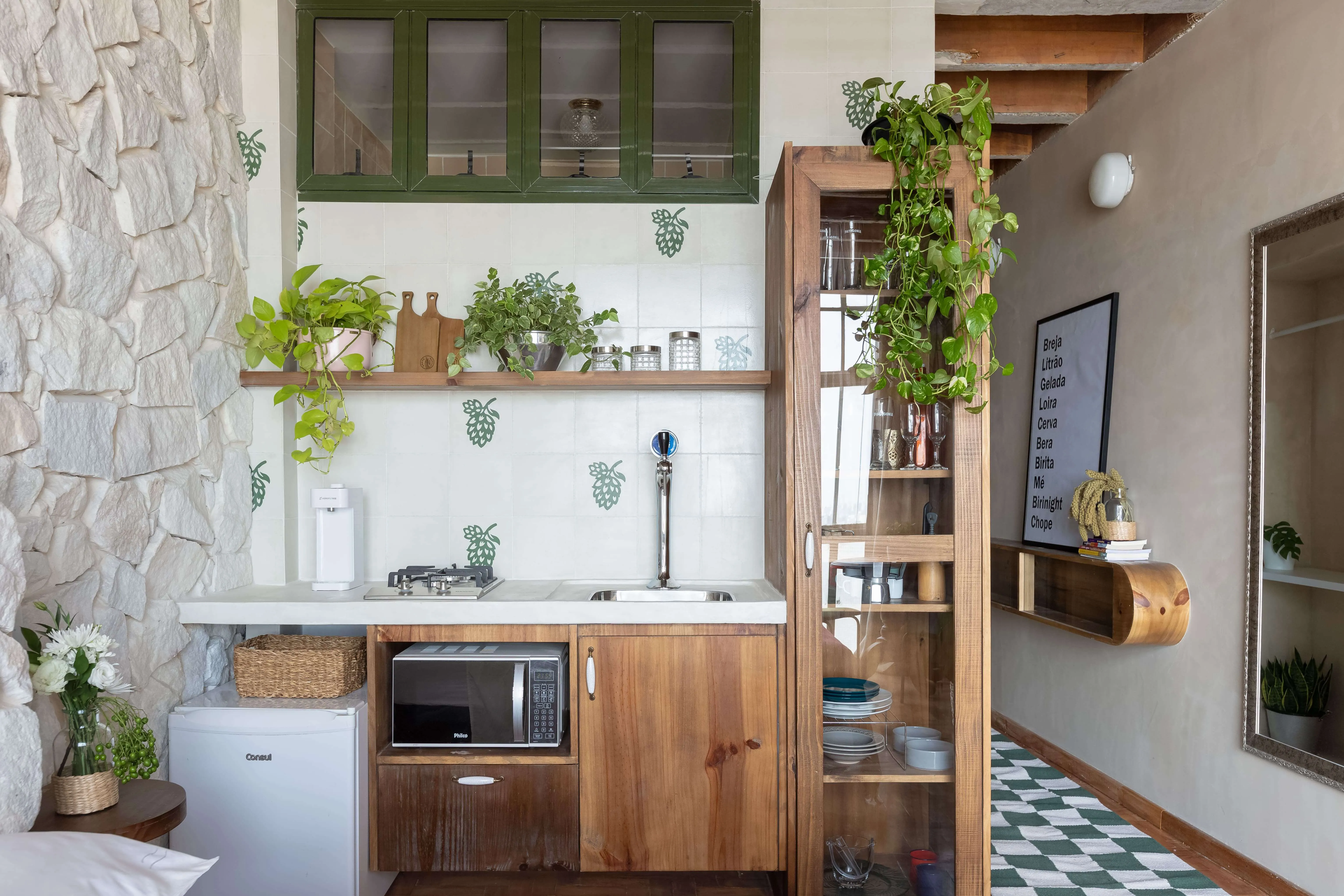 Sala de estar com vista panorâmica do 29º andar do Edifício Copan.